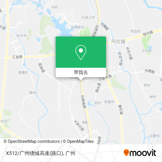 X512/广州绕城高速(路口)地图