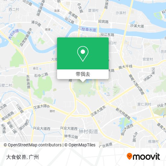 大食蚁兽地图
