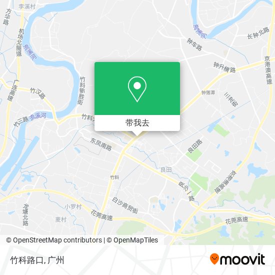 竹科路口地图