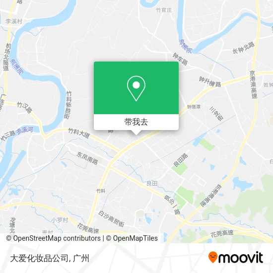 大爱化妆品公司地图