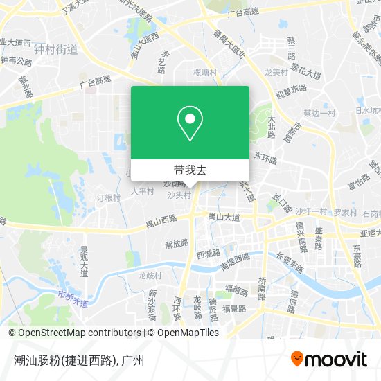 潮汕肠粉(捷进西路)地图