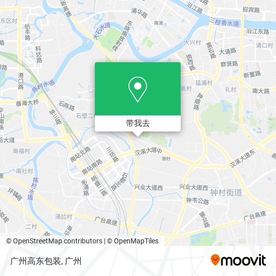 广州高东包装地图