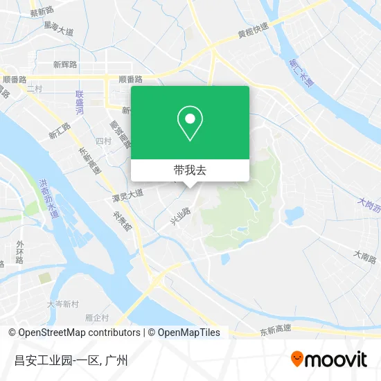 昌安工业园-一区地图
