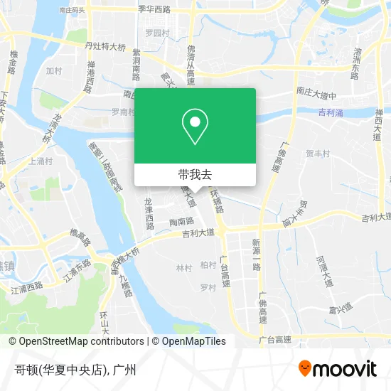 哥顿(华夏中央店)地图
