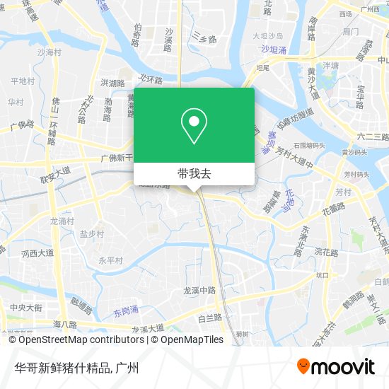 华哥新鲜猪什精品地图