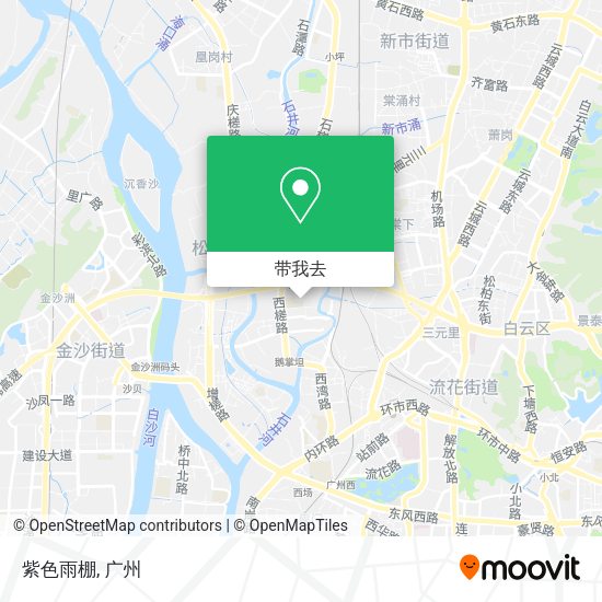 紫色雨棚地图