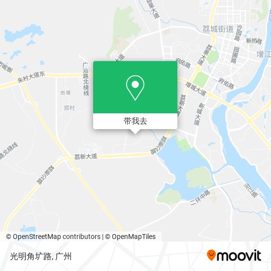 光明角圹路地图