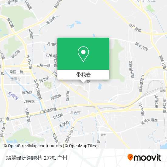 翡翠绿洲湖绣苑-27栋地图
