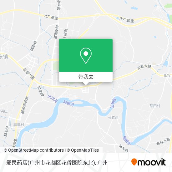 爱民药店(广州市花都区花侨医院东北)地图
