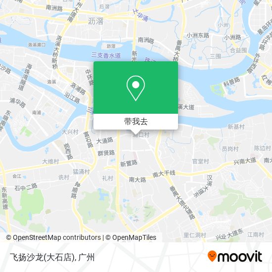 飞扬沙龙(大石店)地图
