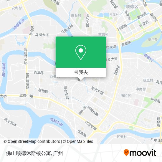 佛山顺德休斯顿公寓地图