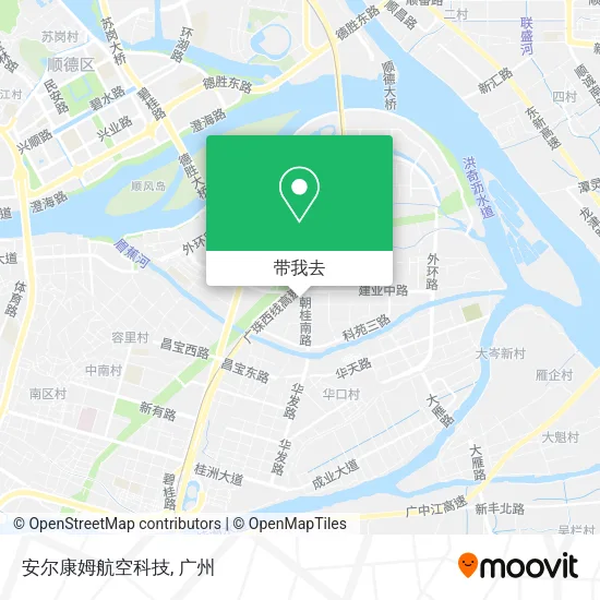 安尔康姆航空科技地图