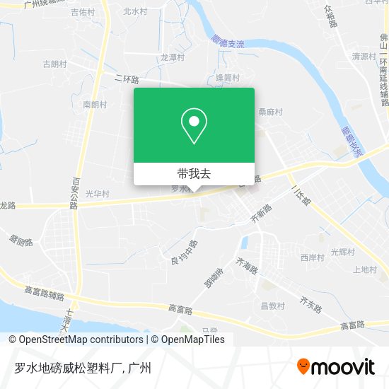 罗水地磅威松塑料厂地图