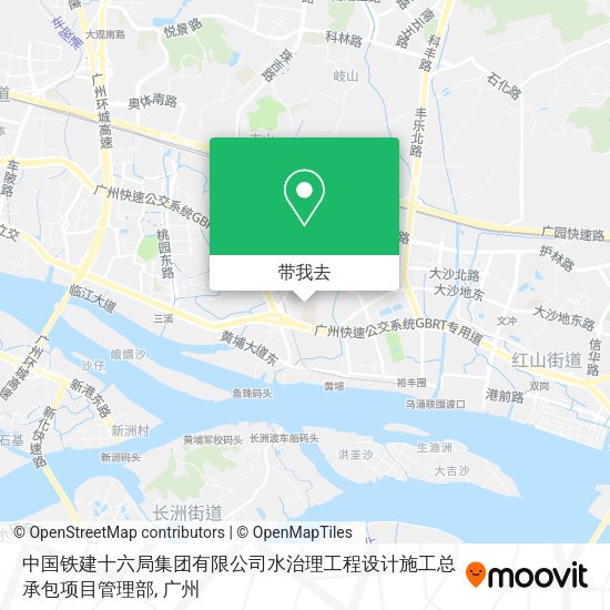 中国铁建十六局集团有限公司水治理工程设计施工总承包项目管理部地图