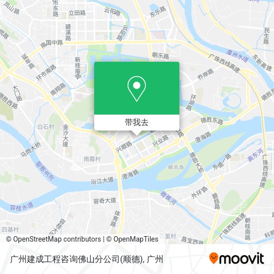 广州建成工程咨询佛山分公司(顺德)地图