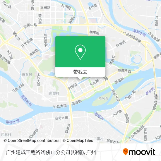广州建成工程咨询佛山分公司(顺德)地图