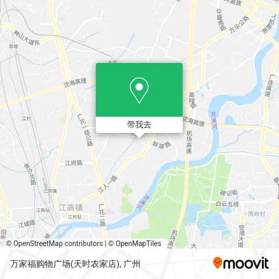 万家福购物广场(天时农家店)地图