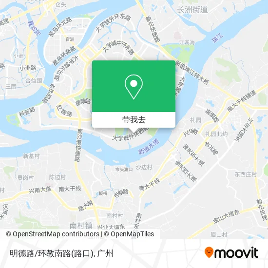 明德路/环教南路(路口)地图