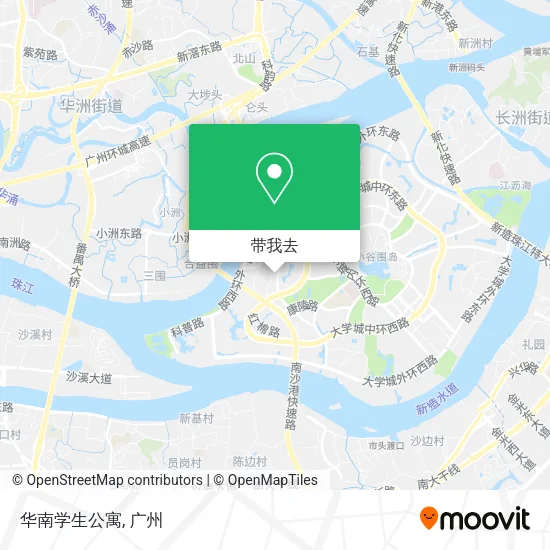 华南学生公寓地图