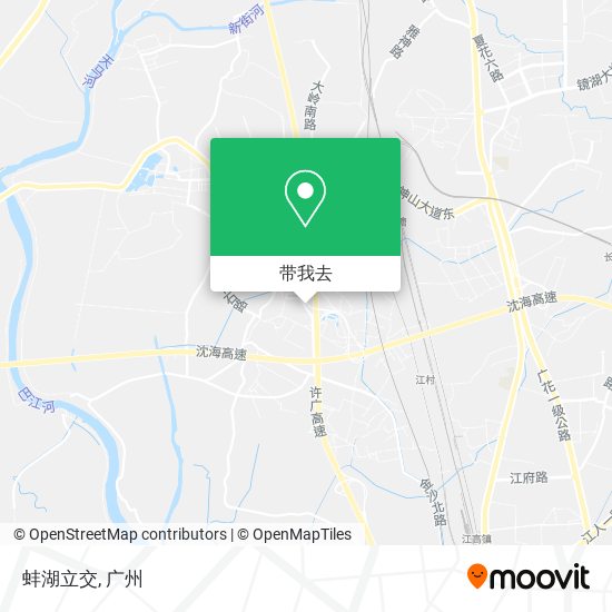 蚌湖立交地图