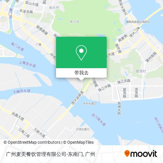 广州麦奀餐饮管理有限公司-东南门地图