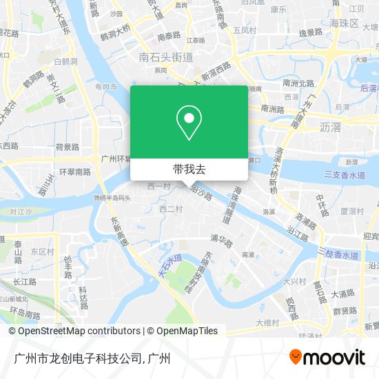广州市龙创电子科技公司地图