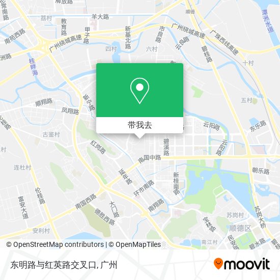 东明路与红英路交叉口地图