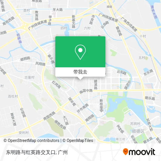 东明路与红英路交叉口地图