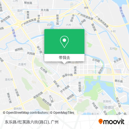 东乐路/红英路六街(路口)地图