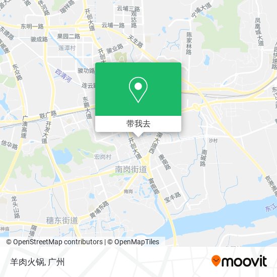 羊肉火锅地图