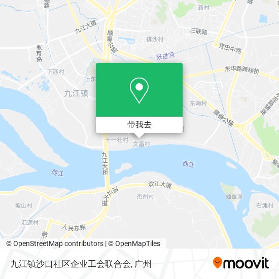 九江镇沙口社区企业工会联合会地图