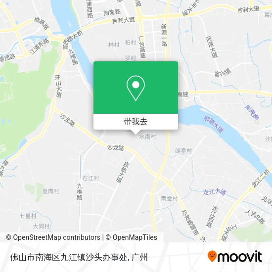 佛山市南海区九江镇沙头办事处地图