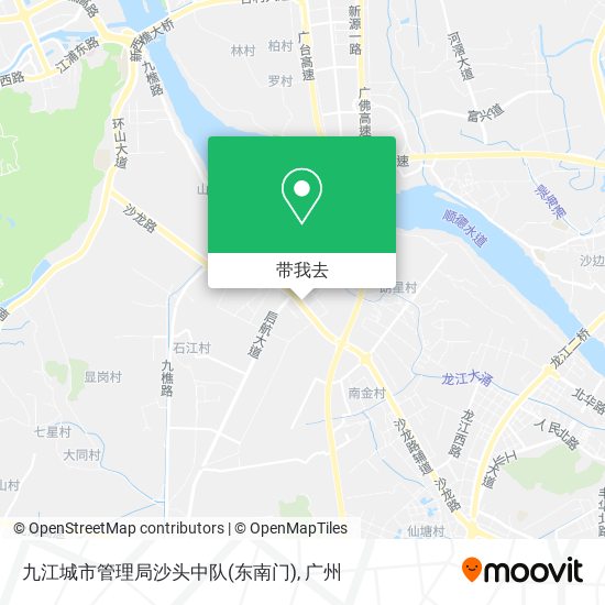 九江城市管理局沙头中队(东南门)地图