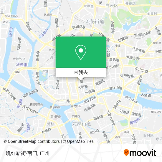 晚红新街-南门地图