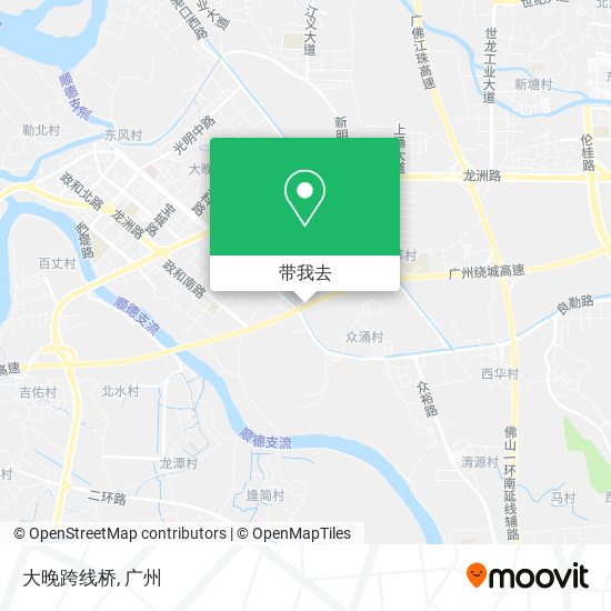 大晚跨线桥地图