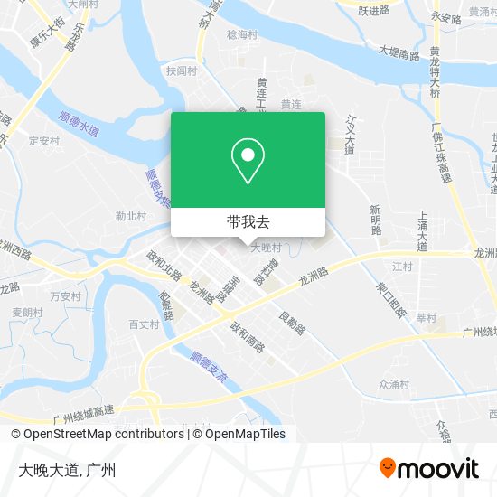 大晚大道地图