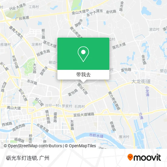 砺光车灯连锁地图