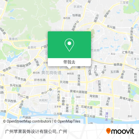 广州苹果装饰设计有限公司地图