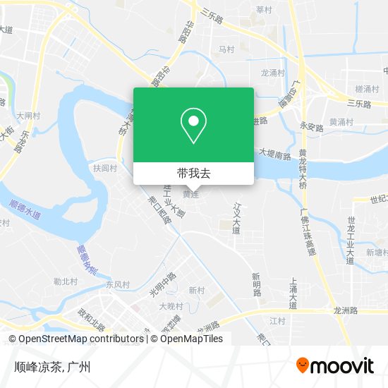 顺峰凉茶地图