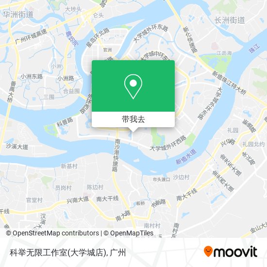 科举无限工作室(大学城店)地图
