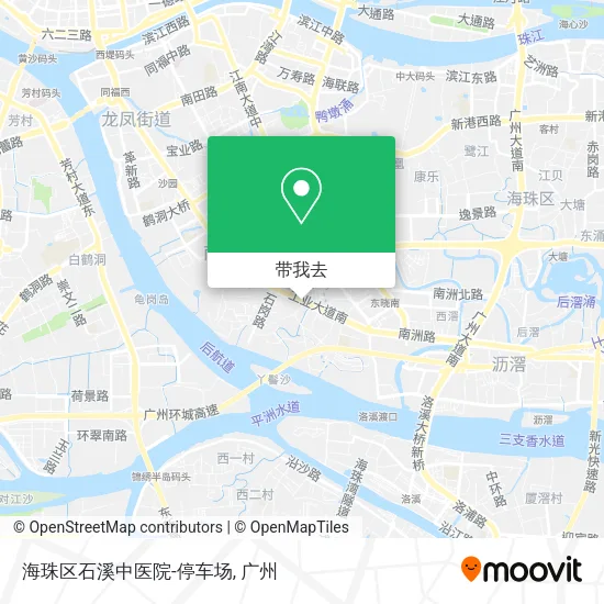海珠区石溪中医院-停车场地图