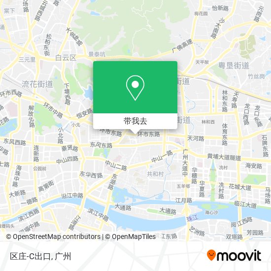 区庄-C出口地图