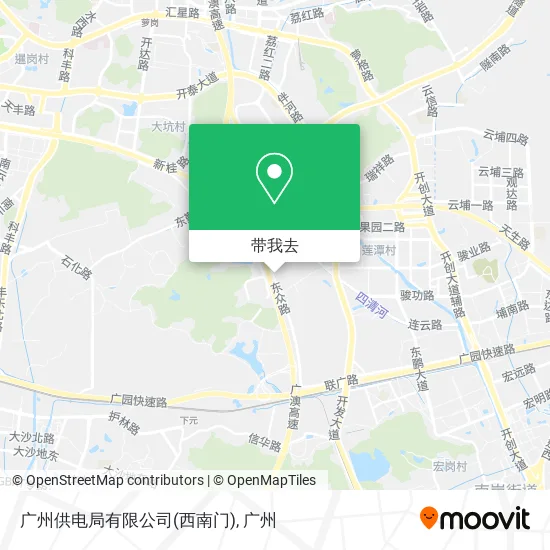广州供电局有限公司(西南门)地图