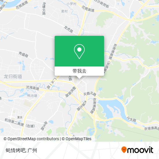 蚝情烤吧地图