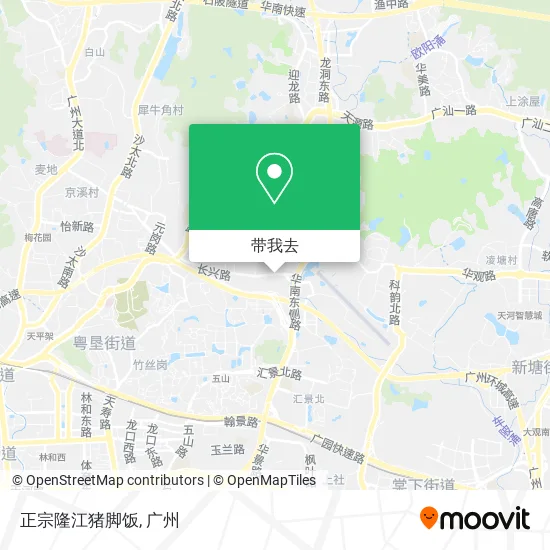 正宗隆江猪脚饭地图