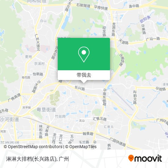 淋淋大排档(长兴路店)地图