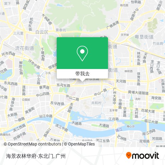 海景农林华府-东北门地图