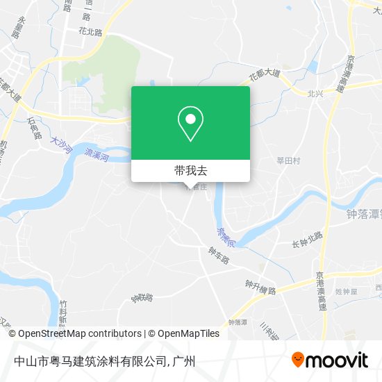 中山市粤马建筑涂料有限公司地图