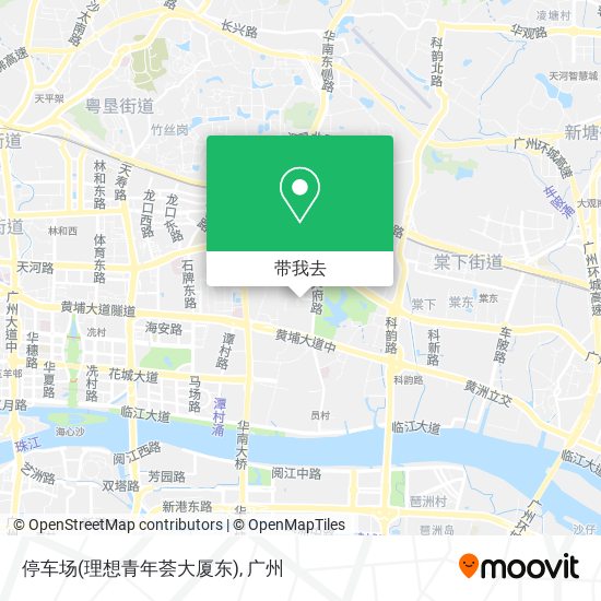 停车场(理想青年荟大厦东)地图