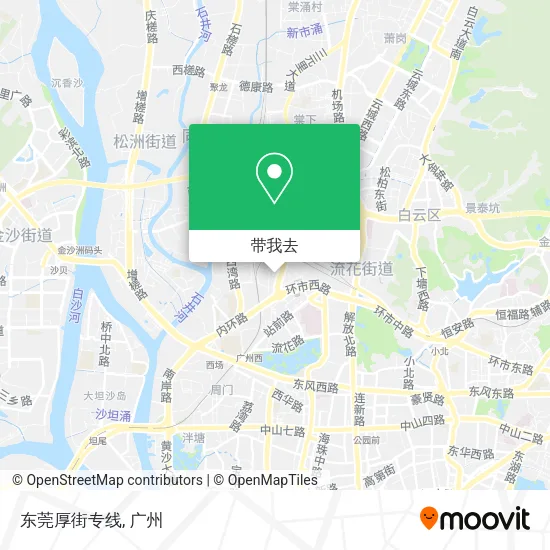 东莞厚街专线地图
